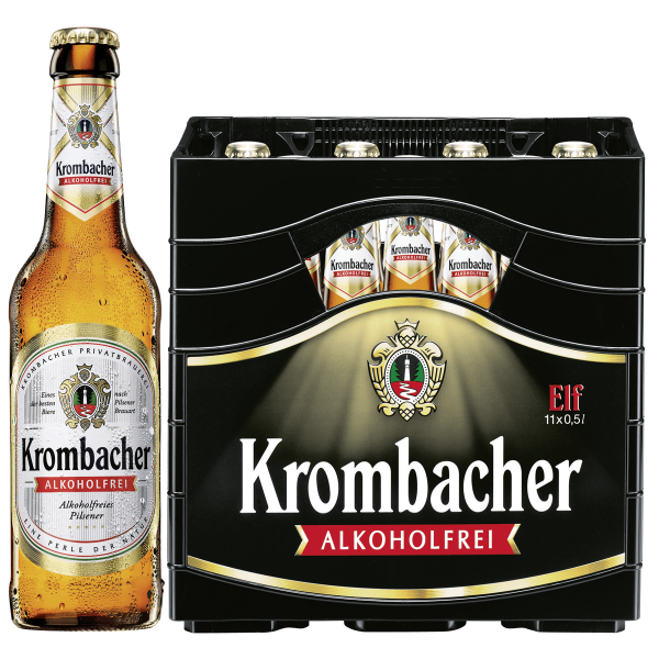 Bild von Krombacher Alkoholfr   11x0,5l