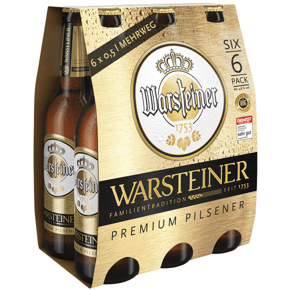 Bild von Warsteiner Pils      6x0,5l Pk