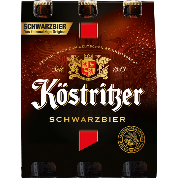 Bild von Koestritz Schwarzbier  6x0,33l