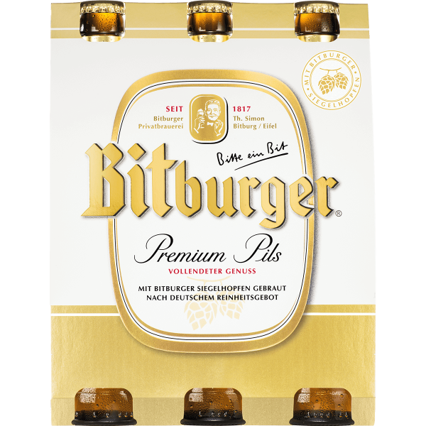 Bild von Bitburger Pils      6x0,33l Pk
