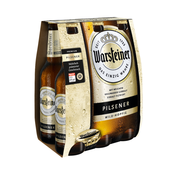 Bild von Warsteiner Pils     6x0,33l Pk