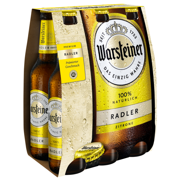 Bild von Warsteiner Radler 6x0,33l Mw