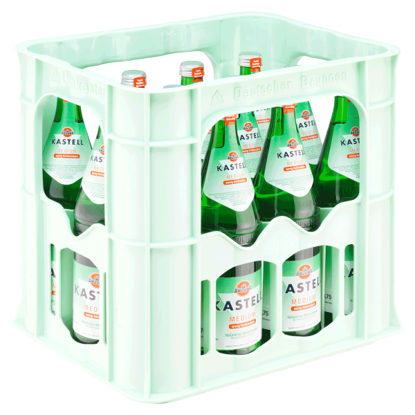 Bild von Kastell Mineralwasser Medium  12 x 0,75L