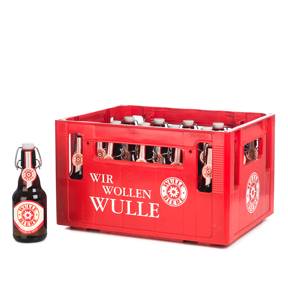 Bild von WULLE VOLLBIER HELL   20X0,33L