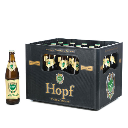 Bild von Hopf Helle Weiße 20x0,5l Mw