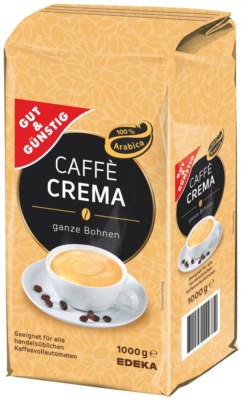 Bild von G&G CAFFEE CREMA GANZE BOHNE 1KG