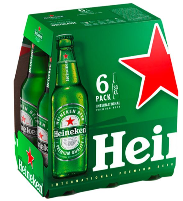 Bild von Heineken Bier       6x0,33l Pk