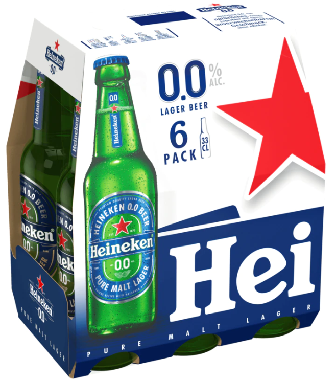 Bild von Heineken 0,0% 6x0,33l Mw