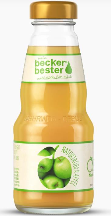 Bild von Beckers Apfel Trüb 12 x 0,2 L