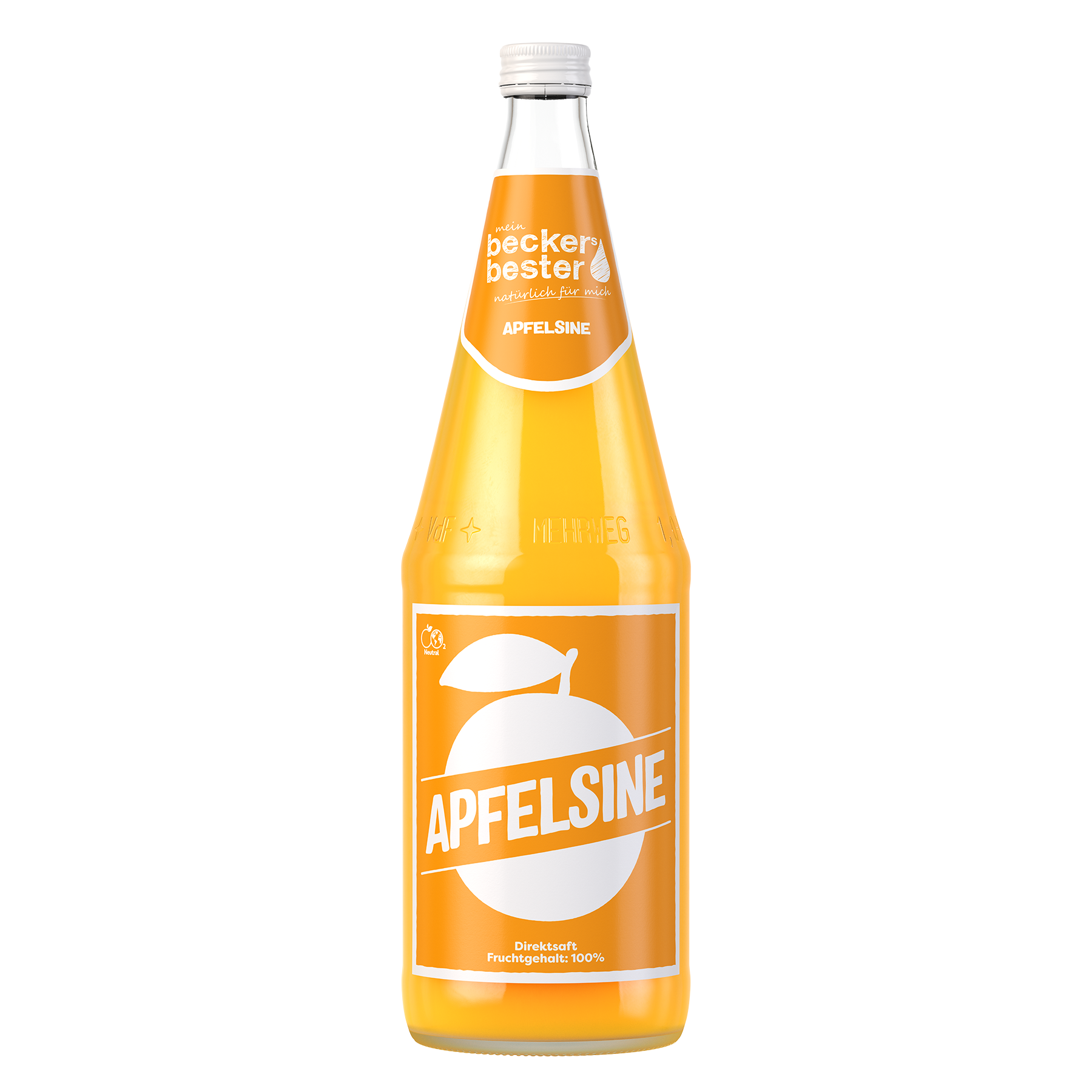 Bild von Beckers Apfelsin Saft  Mw 6x1l