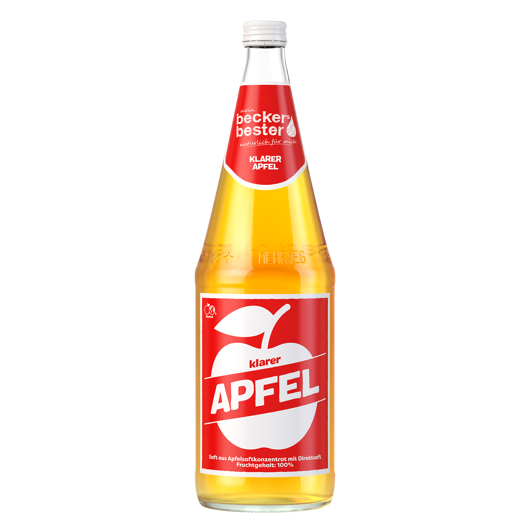 Bild von Beckers Apfel Klar 6 x 1 L
