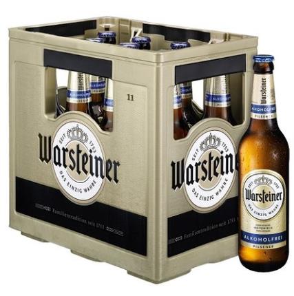 Bild von WARSTEINER ALKOHOLFREI 11X0,5L