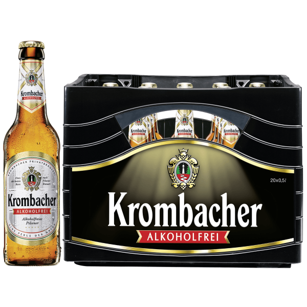 Bild von Krombacher Alkoholfrei 20x0,5l
