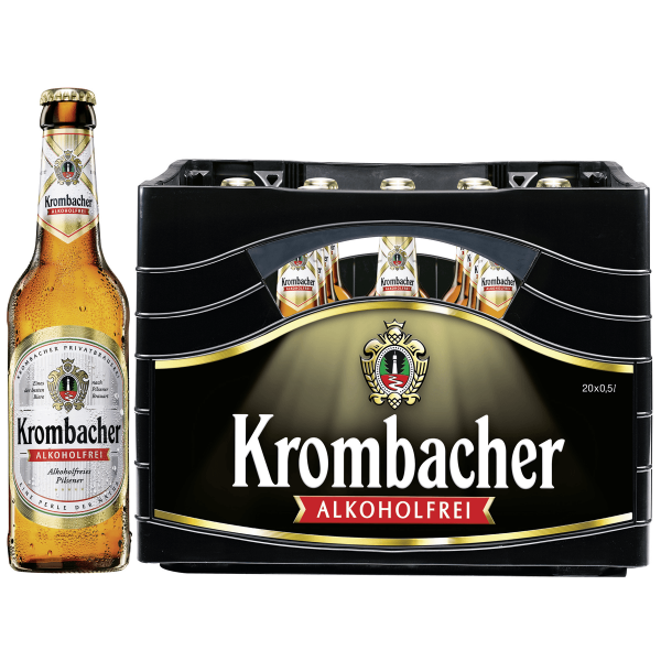 Bild von Krombacher Pils Alkoholfrei  20 x 0,5L