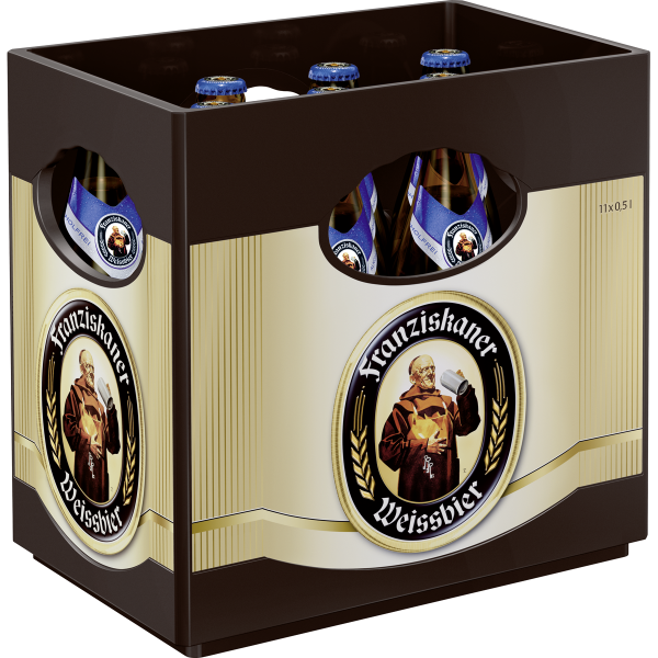Bild von Franzisk Hefe Alkfrei  11x0,5l